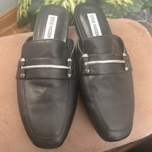 Steve Madden Kite Loafer Mule in Black